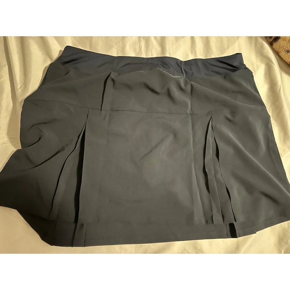 Lands' End Navy Blue‎ Mini Skort for Women XL